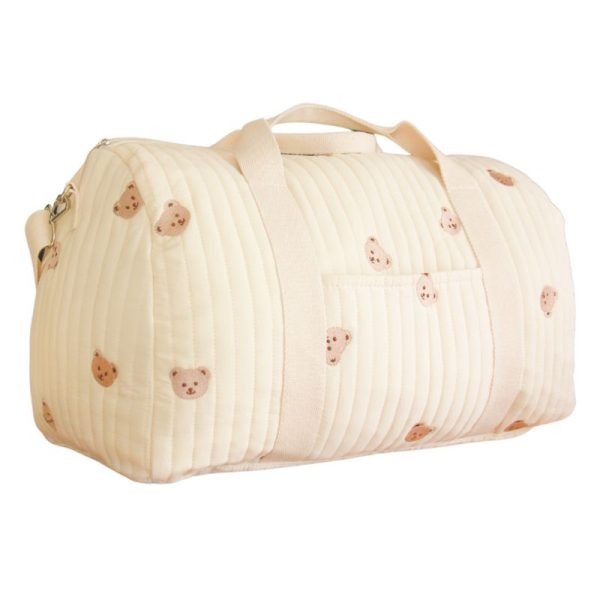 Sac à langer bébé en coton avec grandes poches
