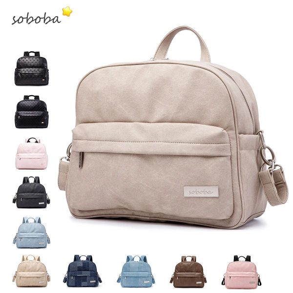 Sac à langer waterproof léger gris SOBOBA