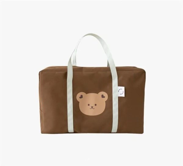 Sac de voyage bébé bleu avec poches avant