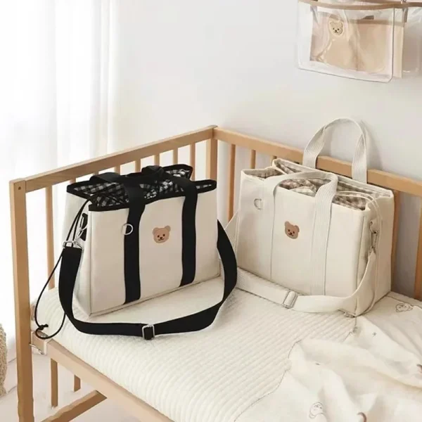 Sac à couches élégant pour maman avec rangement pratique