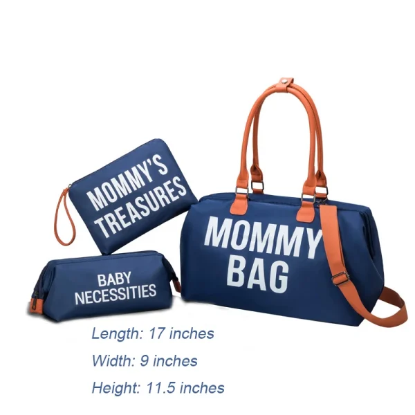Sac de voyage mommy bag en toile beige