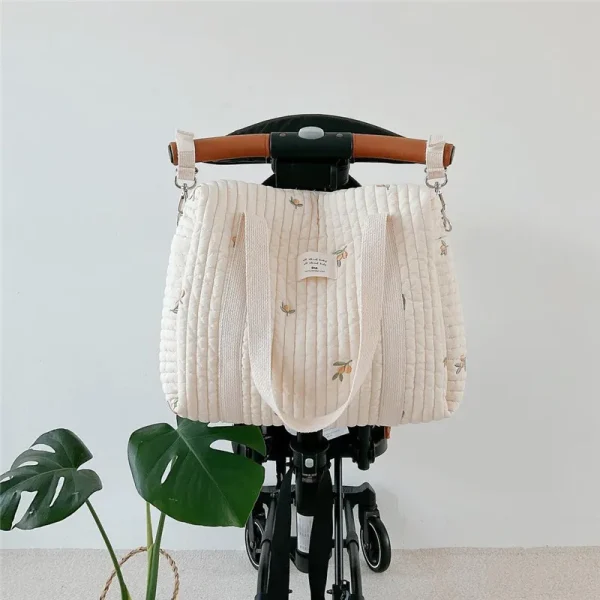 Sac à couche en tissu élégant