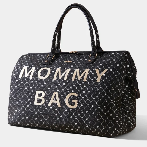 Sac mommy bag en toile avec fermeture éclair