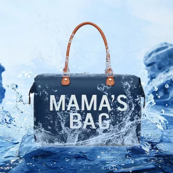 Sac maternité mommy bag en toile beige