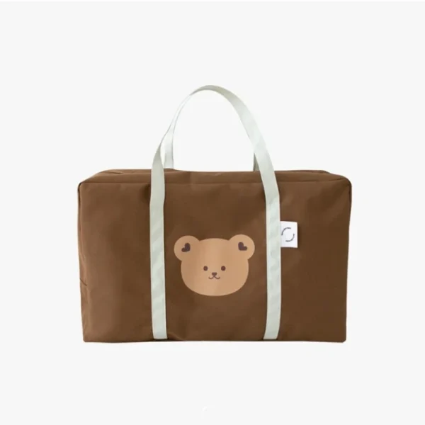 Sac à langer brun élégant pour mamans modernes