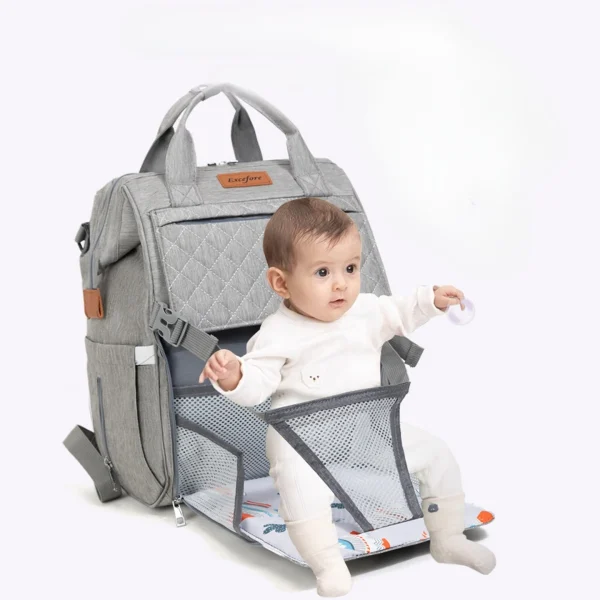 sac à langer à dos élégant pour parents