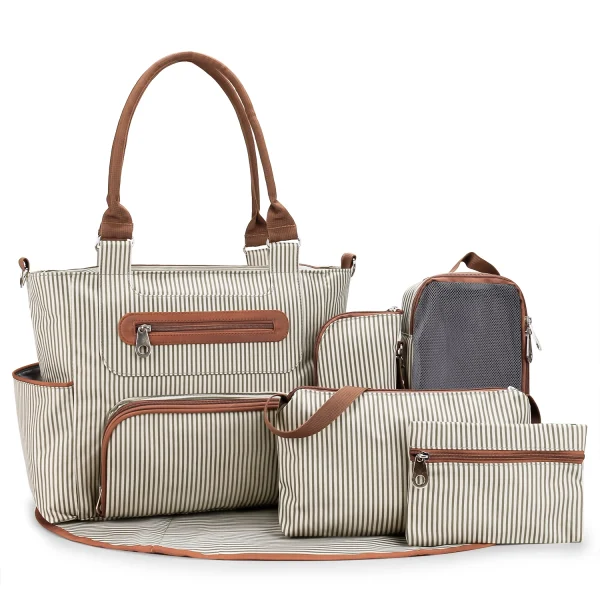 sac à langer kaki avec tapis intégré Kabamain