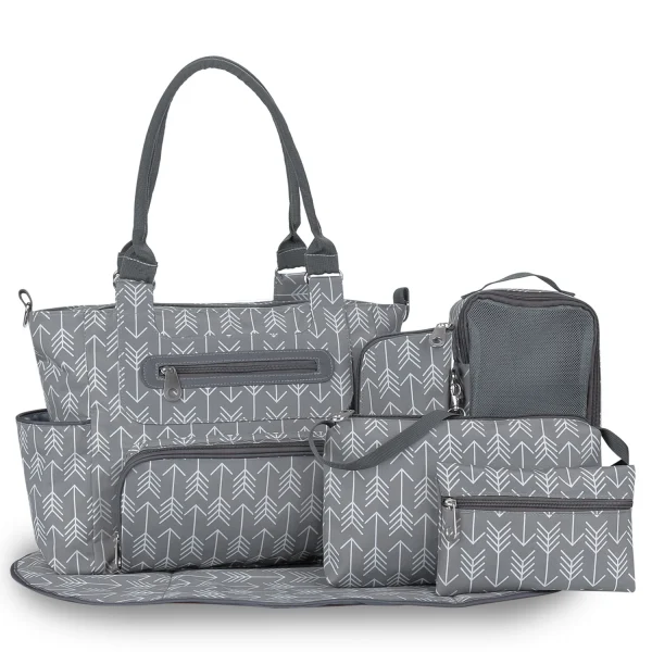 Sac à langer gris avec tapis intégré Kabamain