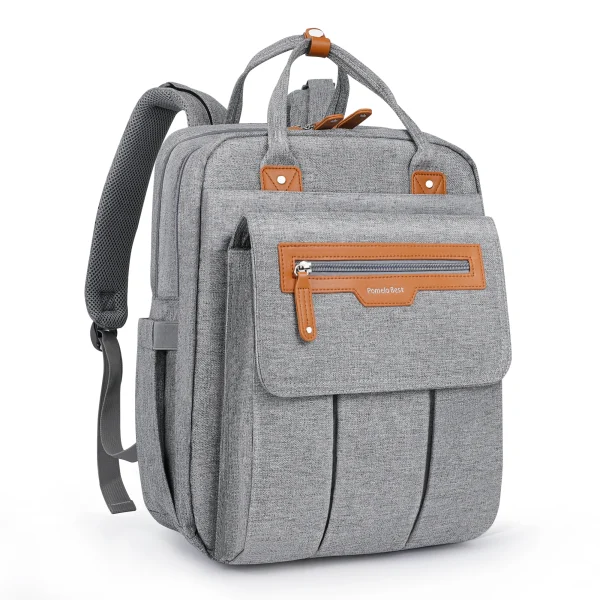 Sac à dos à langer Bagado avec poches multiples