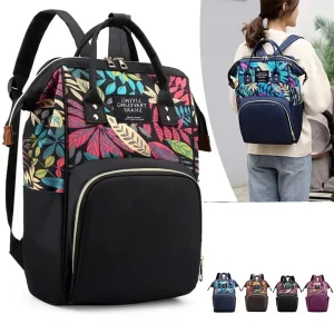 Sac à dos à langer design Floralbag motif floral